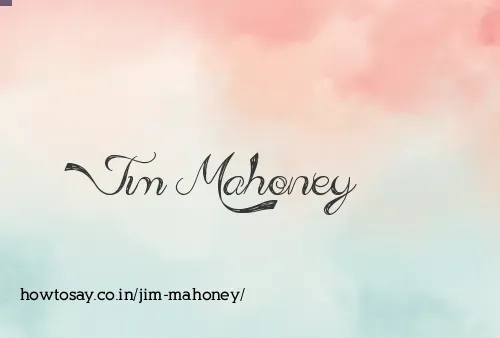 Jim Mahoney