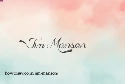 Jim Manson