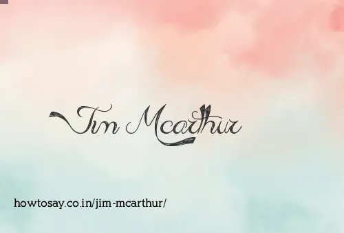 Jim Mcarthur