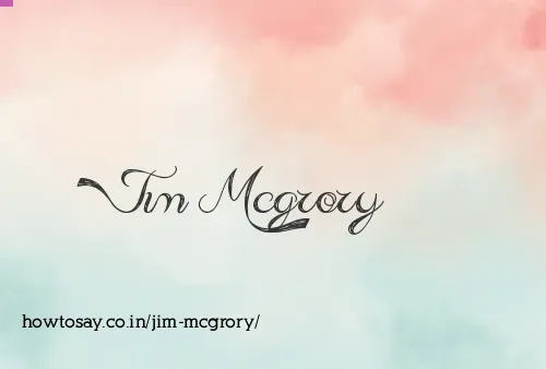 Jim Mcgrory