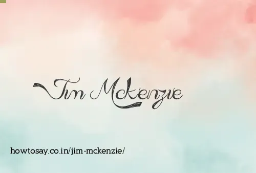 Jim Mckenzie