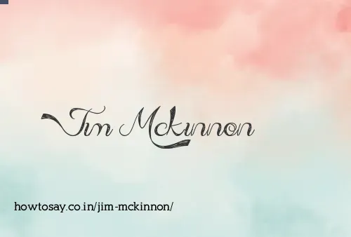 Jim Mckinnon