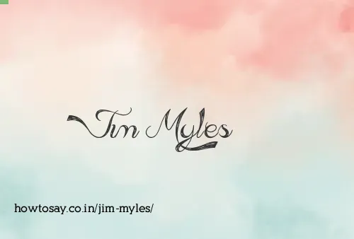 Jim Myles