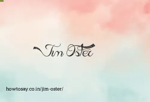 Jim Oster