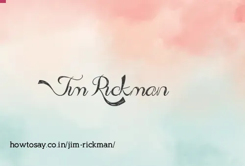 Jim Rickman