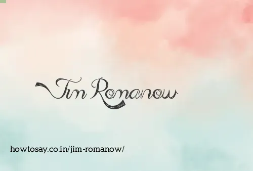 Jim Romanow