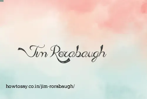 Jim Rorabaugh