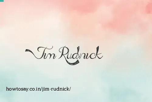 Jim Rudnick