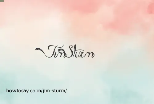 Jim Sturm