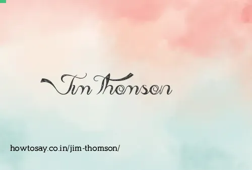 Jim Thomson