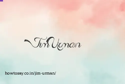 Jim Urman
