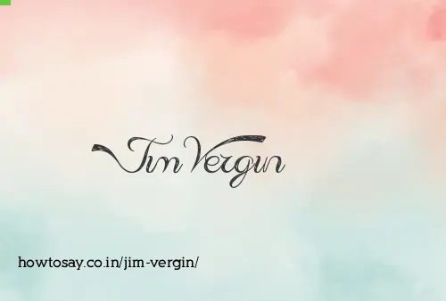 Jim Vergin