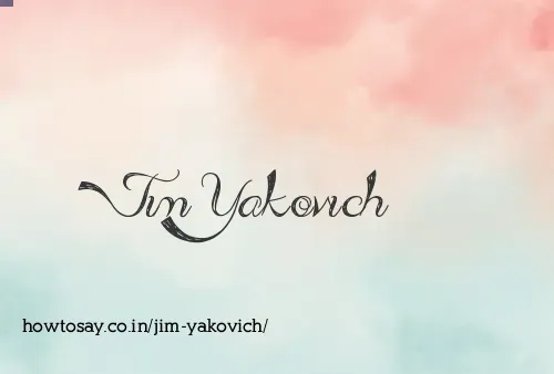 Jim Yakovich