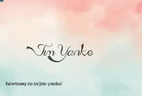 Jim Yanko