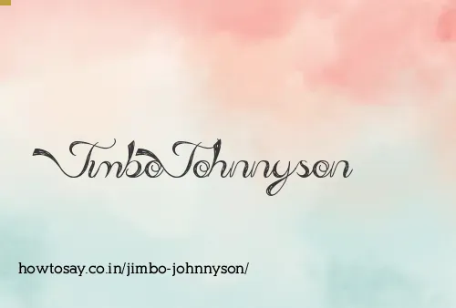Jimbo Johnnyson