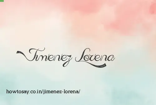 Jimenez Lorena