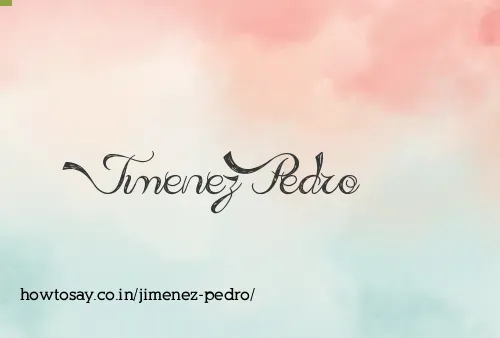 Jimenez Pedro