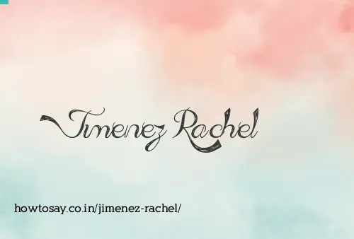 Jimenez Rachel
