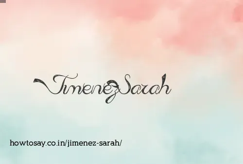 Jimenez Sarah