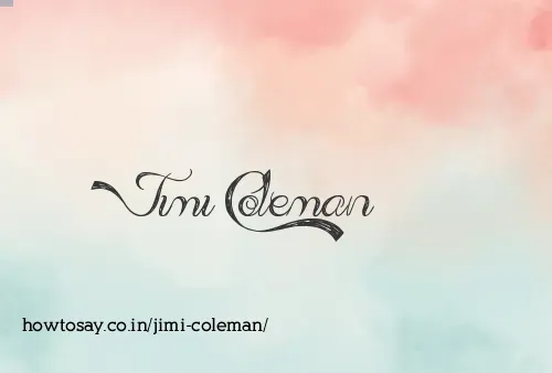 Jimi Coleman