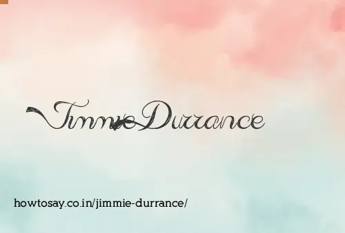 Jimmie Durrance