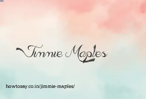 Jimmie Maples