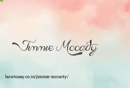 Jimmie Mccarty
