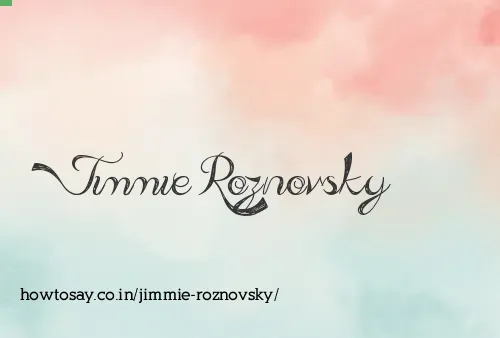 Jimmie Roznovsky