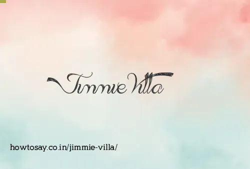Jimmie Villa