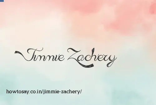 Jimmie Zachery