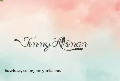 Jimmy Altsman