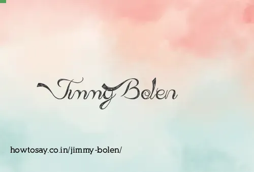Jimmy Bolen