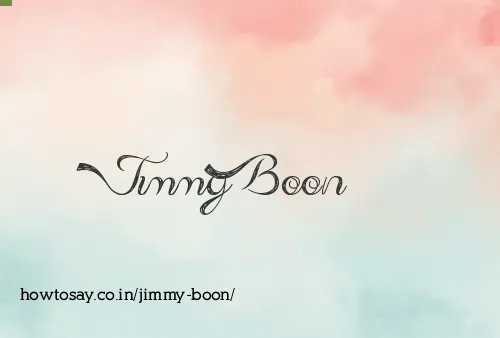 Jimmy Boon