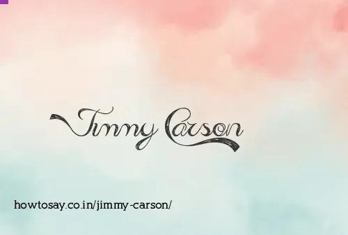 Jimmy Carson