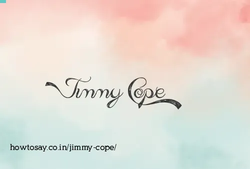 Jimmy Cope