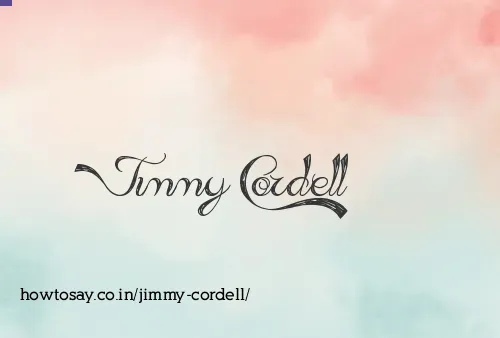 Jimmy Cordell