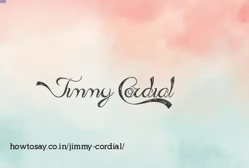 Jimmy Cordial