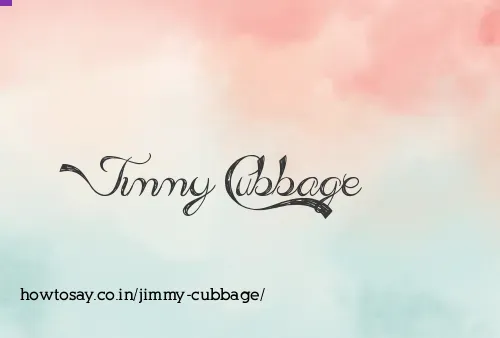 Jimmy Cubbage