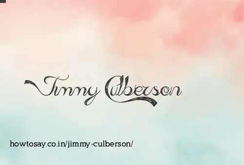 Jimmy Culberson
