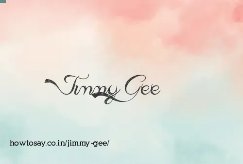Jimmy Gee