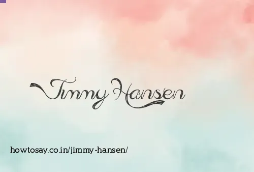 Jimmy Hansen
