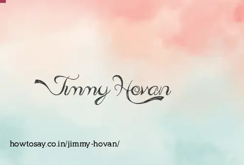 Jimmy Hovan