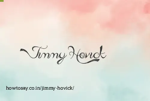 Jimmy Hovick