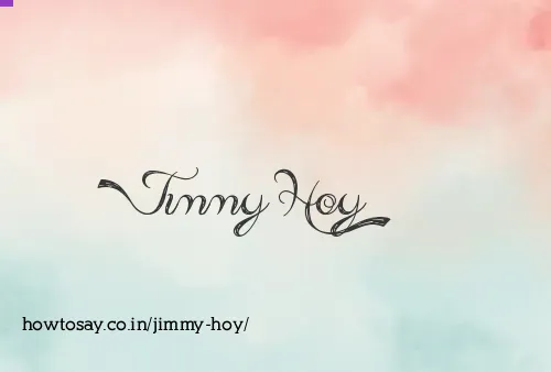 Jimmy Hoy