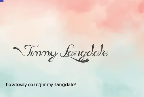 Jimmy Langdale