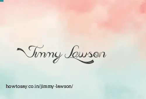 Jimmy Lawson