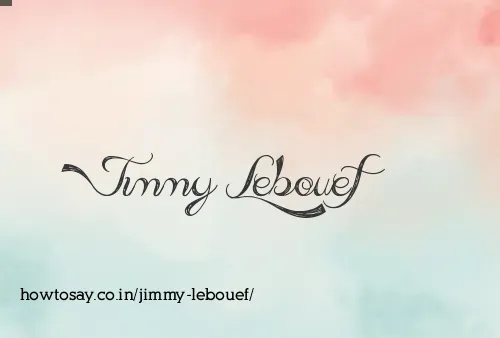 Jimmy Lebouef