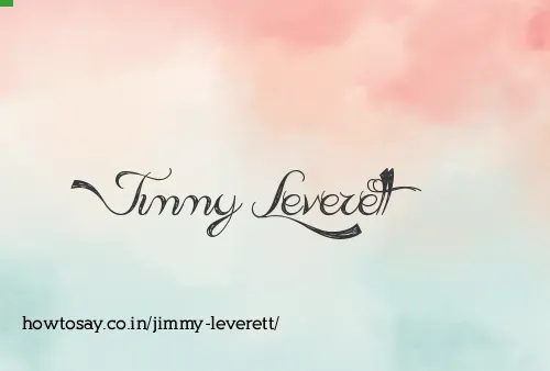 Jimmy Leverett