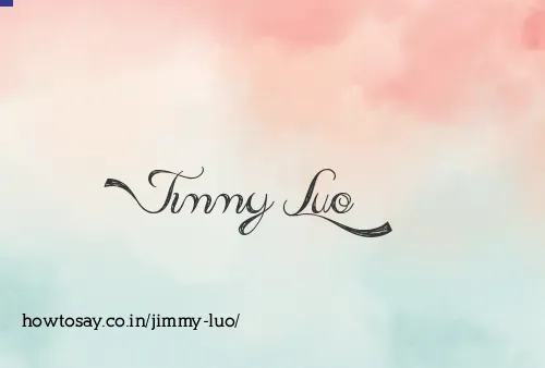 Jimmy Luo