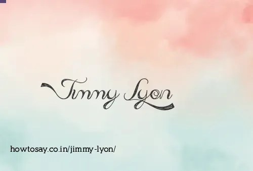Jimmy Lyon